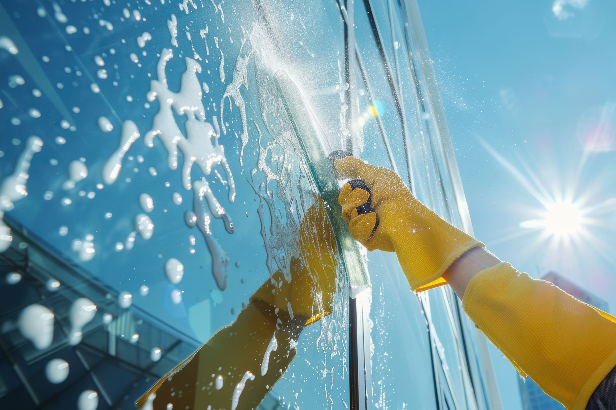 Storefront Window Cleaner Super Window Bros – Window Cleaning | Teen-Owned Business